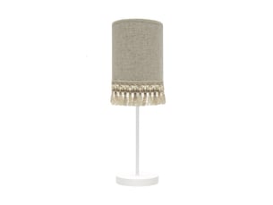 Lampe de table fabrilamp vera e14 blanc beige 46 x 15 x 15 cm