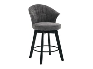 tabouret de bar <strong>HAUSS SPOLE</strong> - gris hauteur d'assise 62.5 cm vendu Par paire