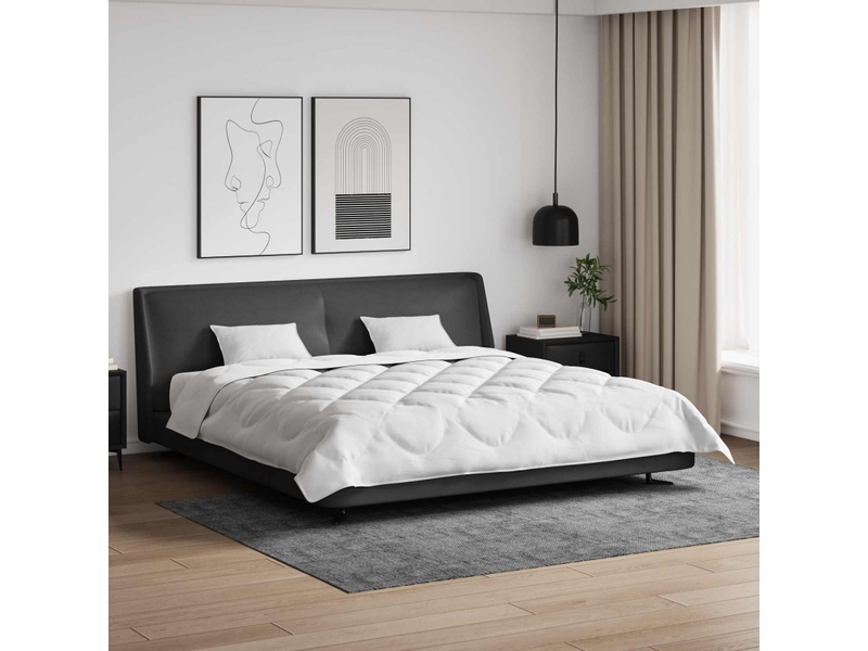  Duvet toutes saisons avec oreiller 3 pièces - couette blanc microfibre  - Conforama B