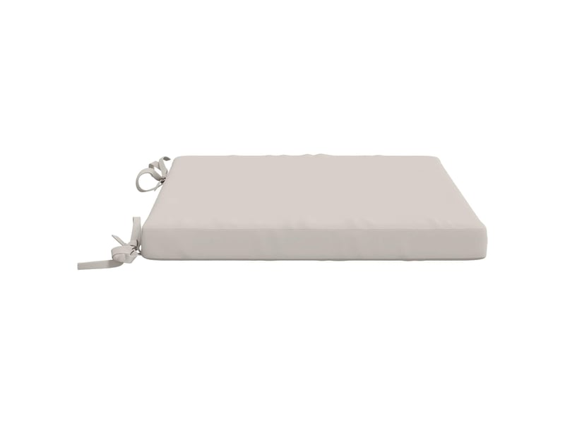  Lot de 4 coussins de siège, coussins d'assise soest 100 % polyester blanc cf60322  - Conforama D
