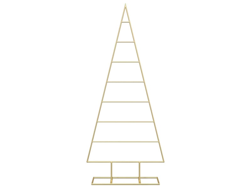  Arbre de noël, sapin de noël en métal doré 125 cm acier peint par poudre  - Conforama E