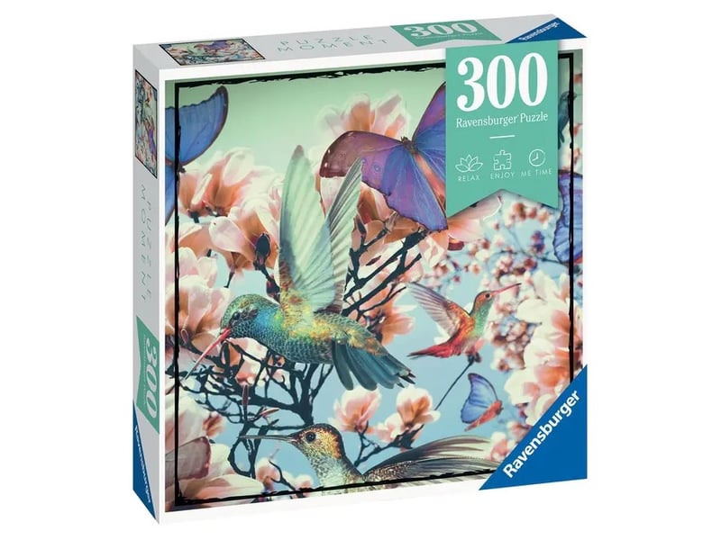  Ravensburger puzzle moment colibri 300 pieces 12969 - Conforama A