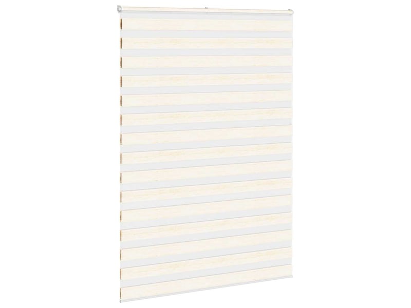 Store vénitien zébré, store de fenêtre beige marbré 160 x 230 cm largeur du tissu 155,9 cm polyester cf48238 - Conforama C