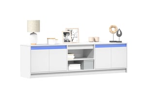 Meuble tv coloris blanc 180 cm <strong></strong>  <strong></strong>