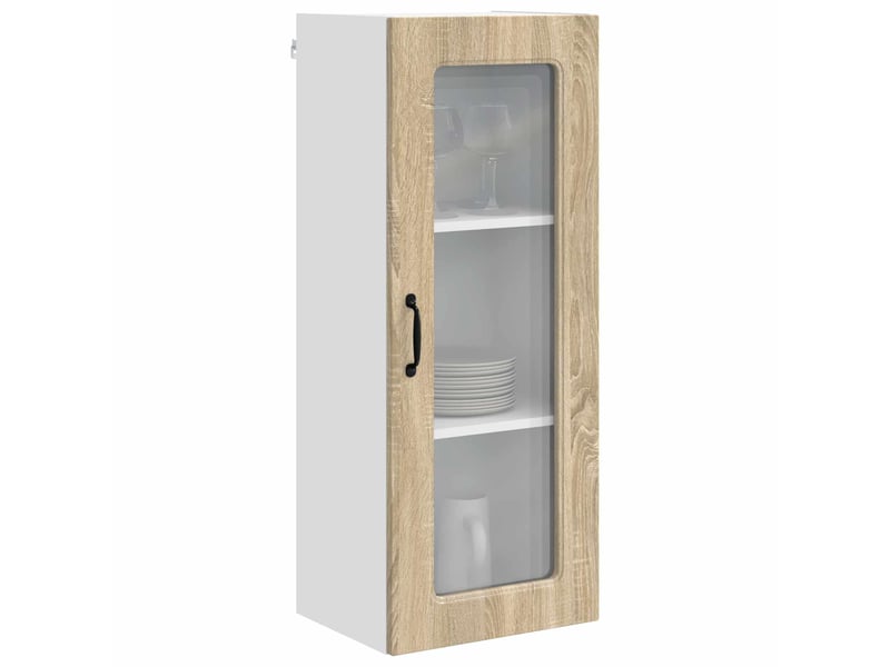  Meuble mural de cuisine | armoire de cuisine chêne sonoma 40x31x100cm shl8340  - Conforama C