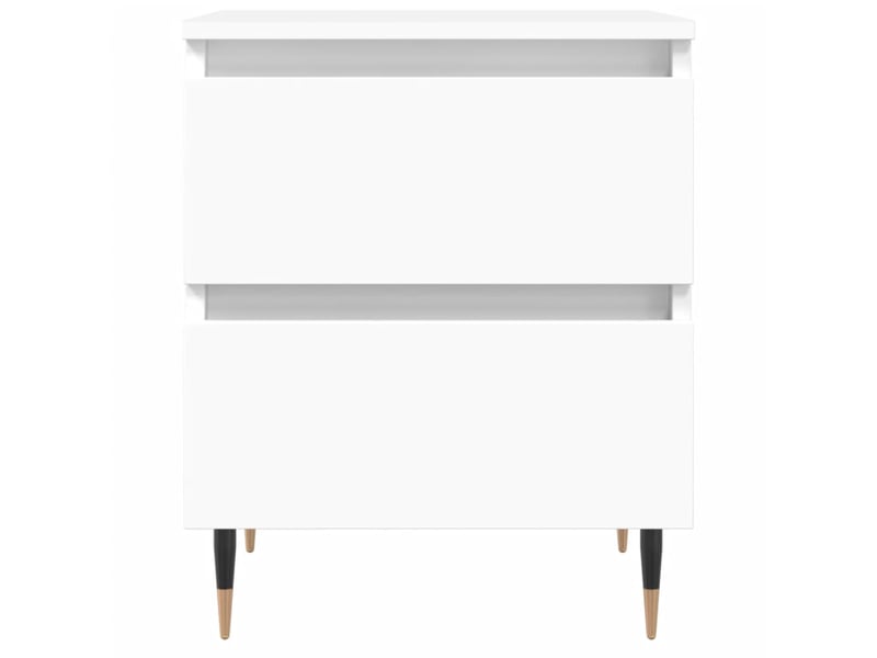  Table de chevet - cabinet de chevet - table de nuit blanc 40x35x50 cm bois d’ingénierie  - Conforama D