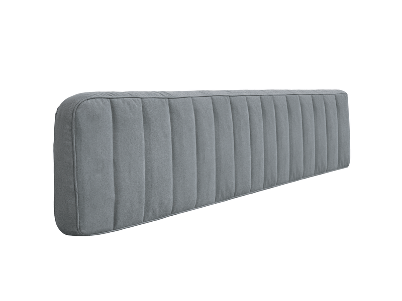  Tête de lit vercart skm 200x60 cm, épaisseur 100 mm, polyester gris  - Conforama A