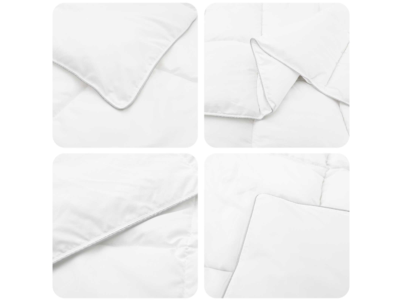  Ensemble de couette - duvet 140 x 220 cm non coton, bambou, polyester  - Conforama D