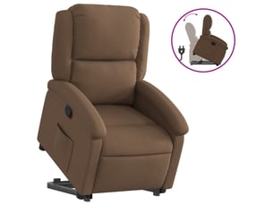 Fauteuil fixe <strong></strong> Tissu marron