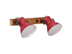 Lampe murale, applique murale 25 w rouge délavé 45x25 cm e27