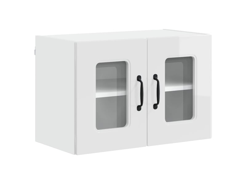  Meuble mural de cuisine | armoire de cuisine 2 pcs blanc brillant shl6223  - Conforama E