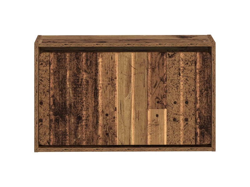  Meuble à chaussures mural, armoire à chaussures zwolle 71x17x43 cm bois ancien  - Conforama D