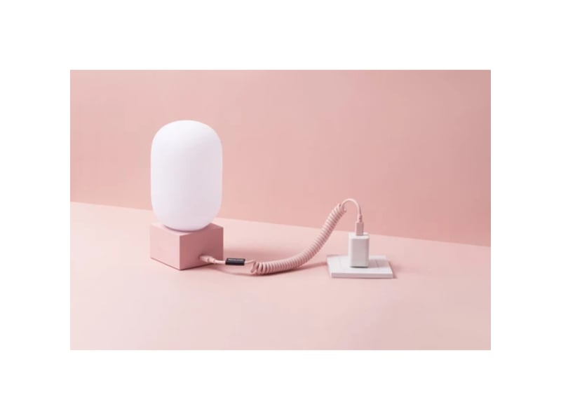  Lampe portable série pop light ipx4 avec batterie externe usb-c et câble native union rose POP-LIGHT-CDY - Conforama C