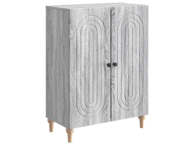  Buffet - bahut - meuble de rangement sonoma gris 66 x 34,5 x 90 cm bois d'ingénierie  - Conforama A