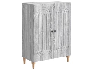 Buffet - bahut - meuble de rangement sonoma gris 66 x 34,5 x 90 cm bois d'ingénierie