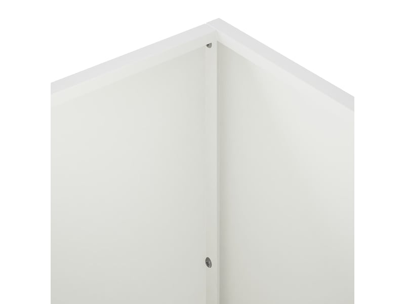  Jardinière - cache-pot de jardin blanc 50 x 50 x 75 cm acier laminé à froid  - Conforama E