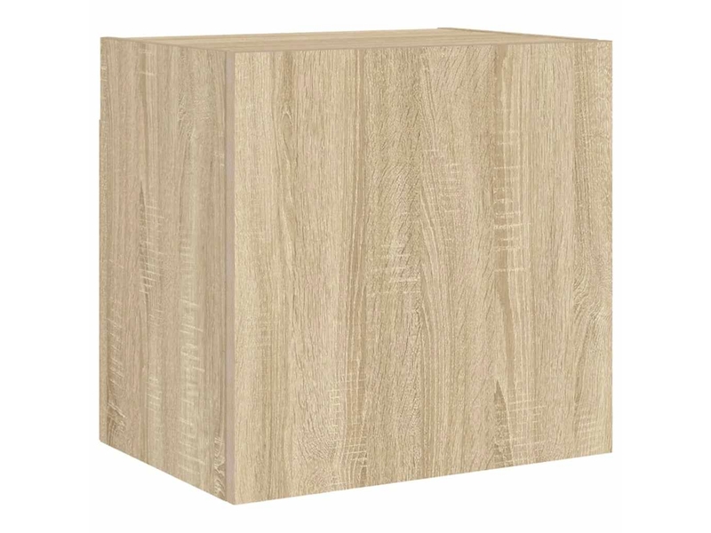  Unités murales tv 4 pcs chêne sonoma bois d'ingénierie shl97532  - Conforama E