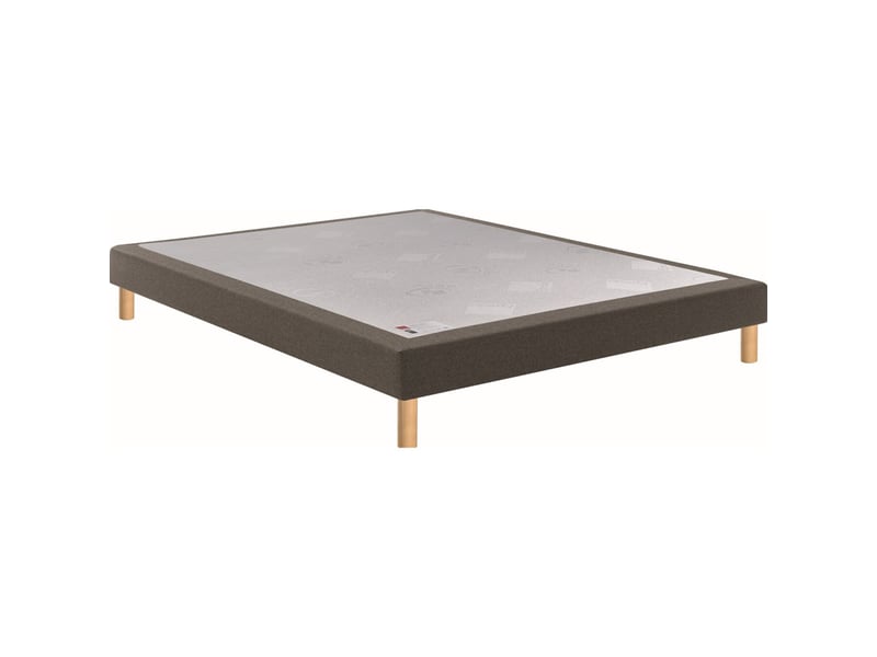  Sommier lit 1 place 70x190 en bois massif chêne foncé renfort central 7796510 - Conforama A