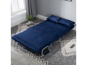 Deplimousse convertible 2 places <strong>MEULVA</strong> <strong></strong> bleu