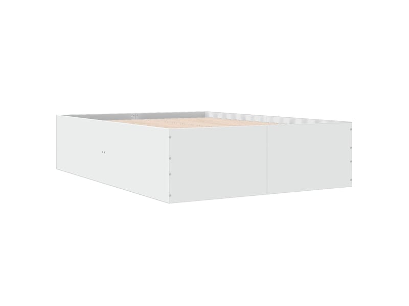  Lit double- lit adulte -  cadre de lit sans matelas blanc 140x200 cm  - Conforama B