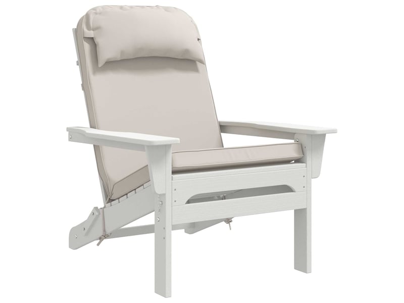 Coussin de transat ensoleillé, coussin pour bain de soleil 100 % polyester blanc cf55989 - Conforama C