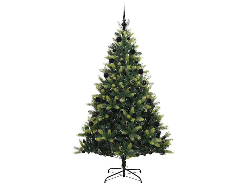  Sapin de noël, arbre de noël artificiel en silicone flexible 300 leds vert shl8384  - Conforama D