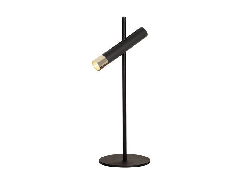  Zambelis korys lampe de bureau korys, noir sable - led dorée 3000k  - Conforama A