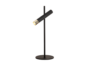 Zambelis korys lampe de bureau korys, noir sable - led dorée 3000k