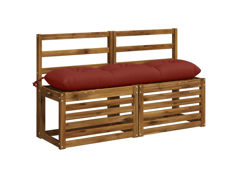  Coussin de banc, coussin d'assise, coussin de canapé vianen 100 % polyester rouge 110 x 30 x 12 cm cf53984  - Conforama C