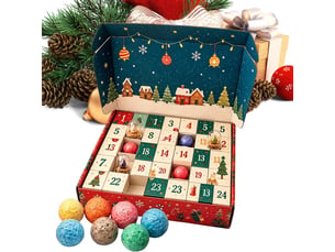 Calendrier de l'avent minéral 24 jours – cristaux et pierres, coffret collection