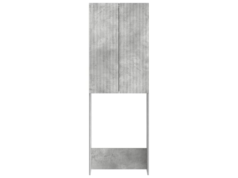 Armoire de toilette arnhem gris béton 66x25.5x190 cm - Conforama E