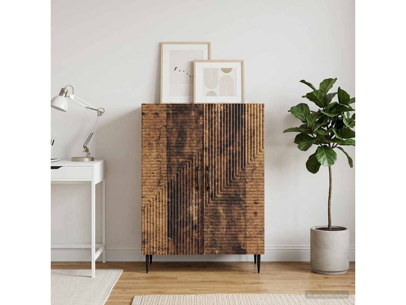  Buffet - bahut - meuble de rangement bois ancien 66 x 34,5 x 89,5 cm bois d'ingénierie  - Conforama D