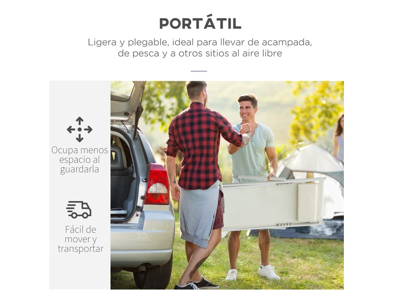  Ensemble de 2 chaises longues pliantes en aluminium avec dossier et appui-tête réglables sur 5 positions, 60 x 100 x 85 cm, blanc  - Conforama E