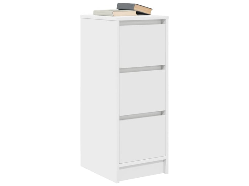  Buffet - bahut - meuble de rangement blanc 29,5x34x76 cm bois d'ingénierie  - Conforama D