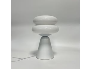 Lampe de table champignon, vintage – 3 modes de couleur dimmables, veilleuse led, déco pour chambre et salon-blanc