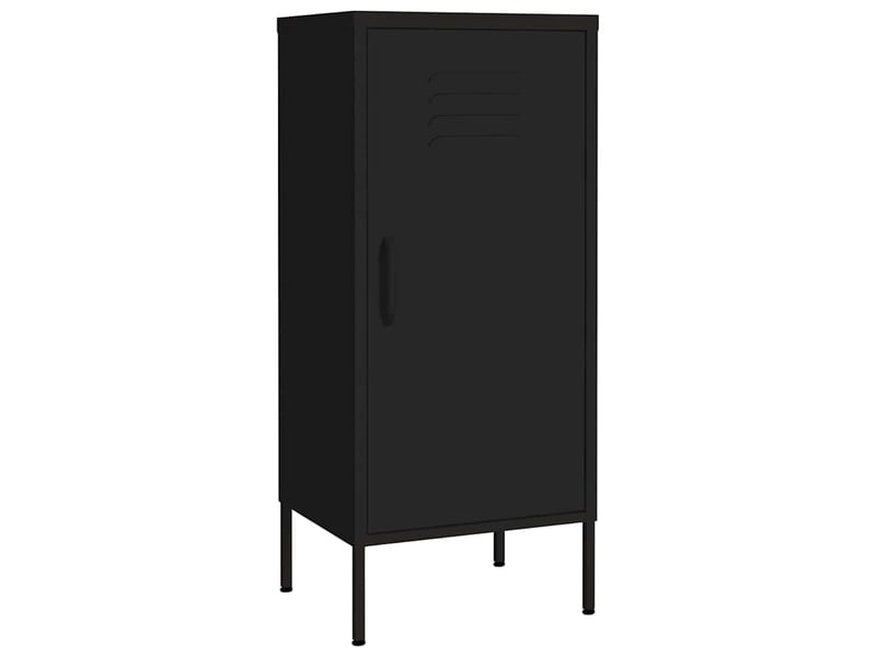  Armoire de rangement, rangement bureau noir 42,5x35x101,5 cm acier shl8438  - Conforama A