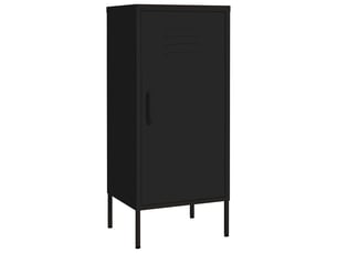 Armoire de rangement, rangement bureau noir 42,5x35x101,5 cm acier shl8438