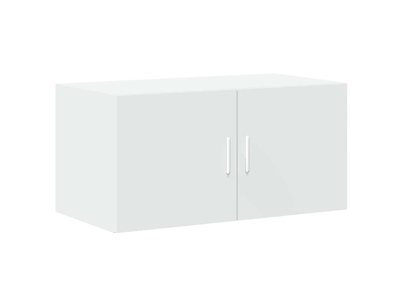  Buffet - armoire de rangement blanc 80x42,5x225 cm bois d'ingénierie  - Conforama E