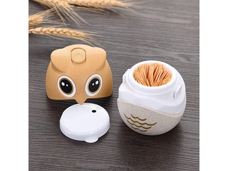  Distributeur de cure-dentsporte-cure-dents mignon hibou; boîte à cure-dents drôle, automatique et décorative No Commercial reference - Conforama D