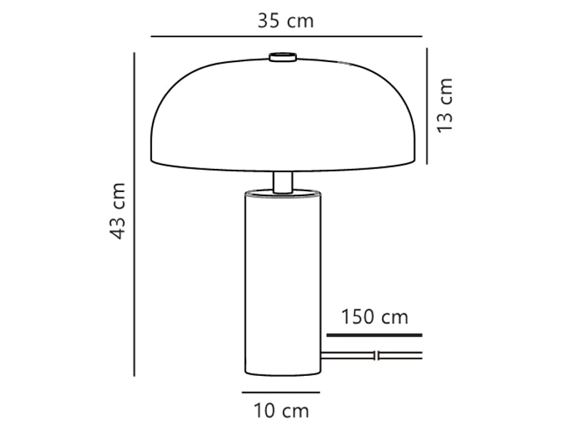  Lampe à poser gabrielle métal chromé , h. 43 - ip20 - e14 nordlux intérieur 2612435033 - Conforama E