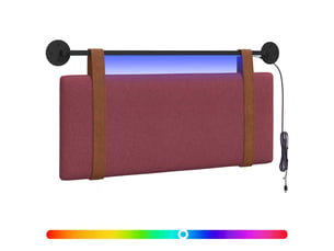 Tete de lit A poser largeur 110 cm rouge