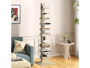 Bibliotheque coloris  marron 10 étagère(s)   - 39 cm x 150 cm