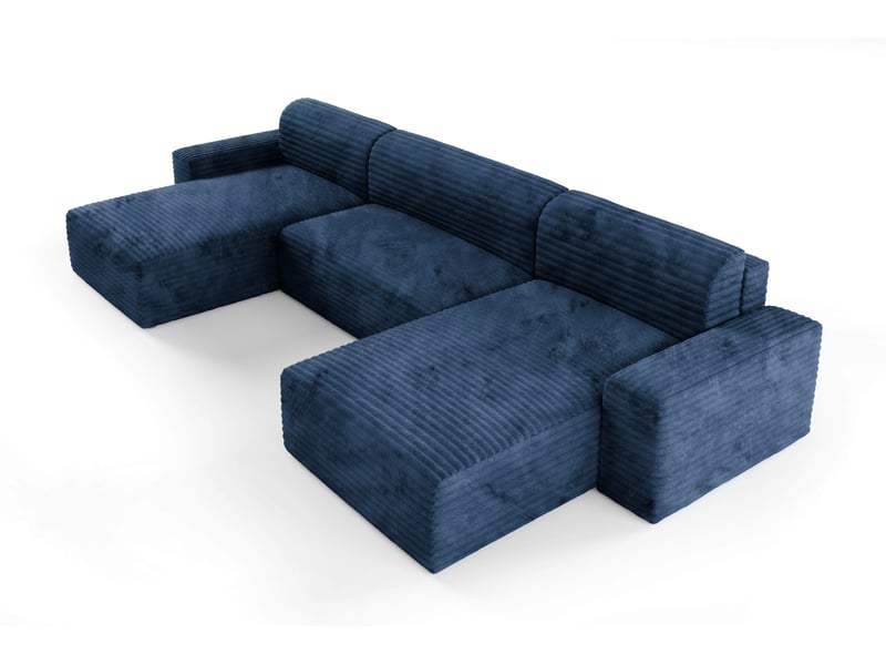  Canapé d’angle coco u avec fonction de couchage couleur : tilia 77  - Conforama C
