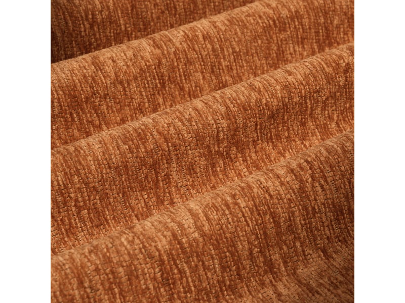 Canapé 2 places orange en tissu chenille, design moderne sans montage, 160 cm - Conforama E