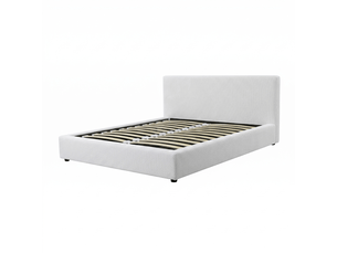 Lit coffre 180x200 cm Sampur C02-LTC50 180/200 3DBL coloris blanc