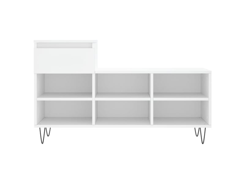  Meuble à chaussure | armoire à chaussures blanc 102x36x60 cm bois d'ingénierie shl3343  - Conforama E