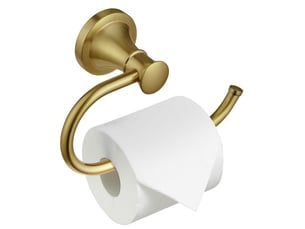 Porte papier toilette mural rond, support porte rouleau papier toilette en acier inoxydable