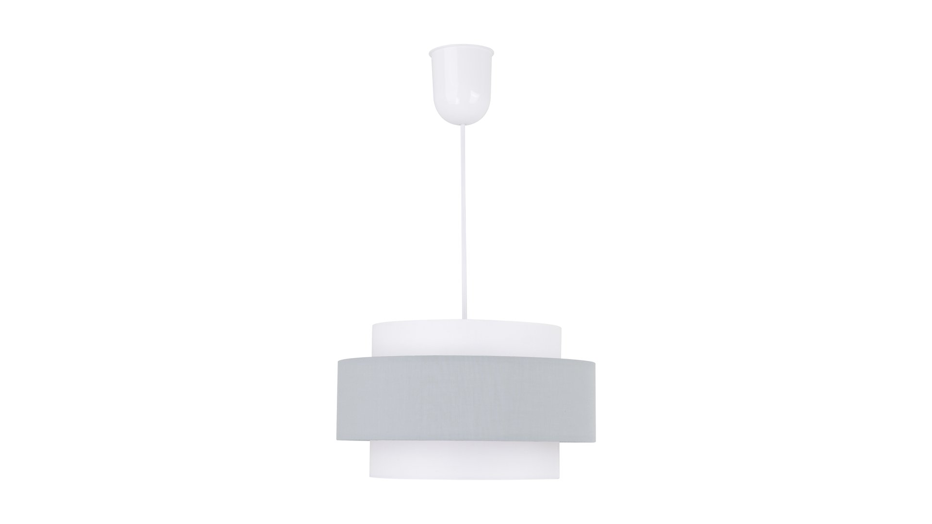 CONFORAMA Suspension Plastique D30 cm 120 cm CAMILLE 2 coloris gris