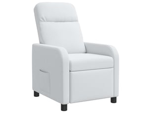 Fauteuil convertible VIDAXL  Tissu blanc