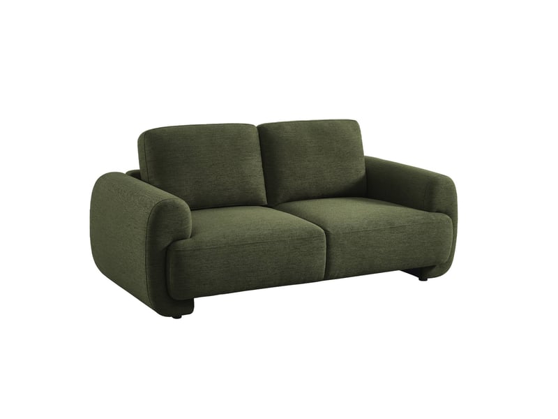  Canapé 2 places tissu kaki - zenio  - Conforama A